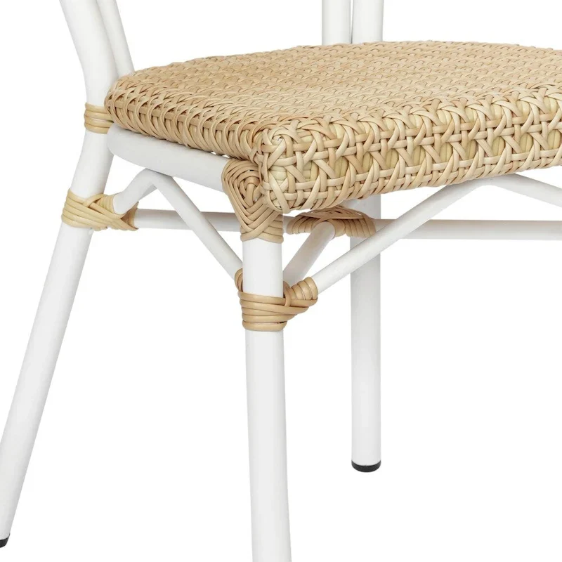 All-Weather Commercial Paris Chair with Metal Frame - N/A