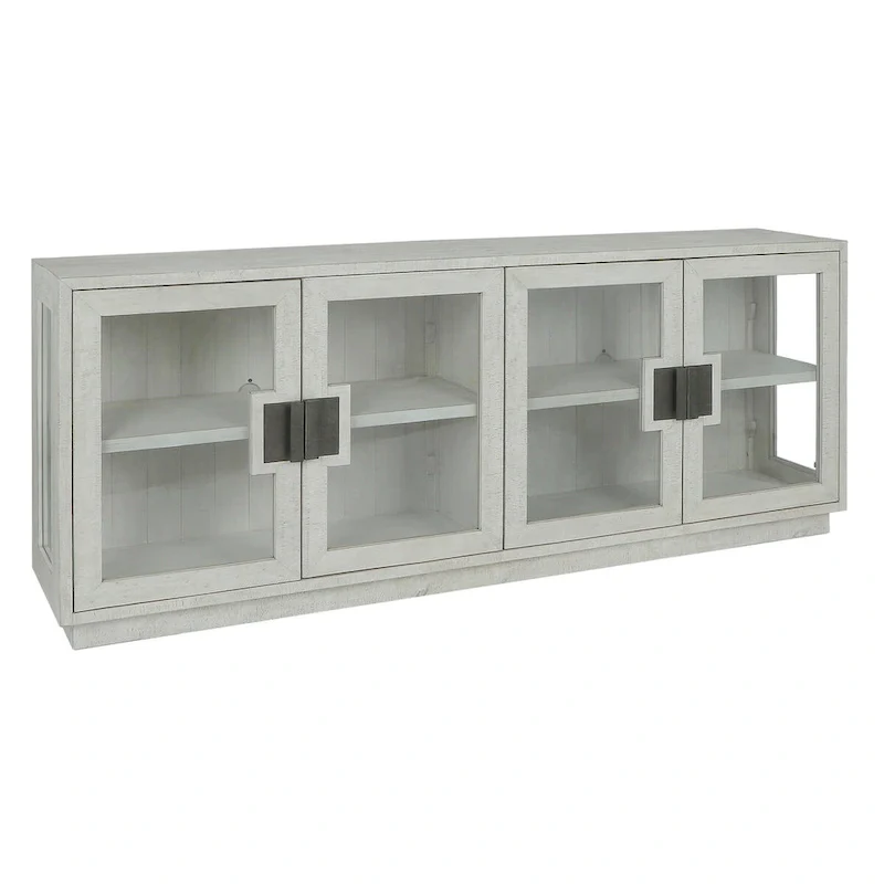 Classic Home Larson 90 Glass Reclaimed Pine Sideboard