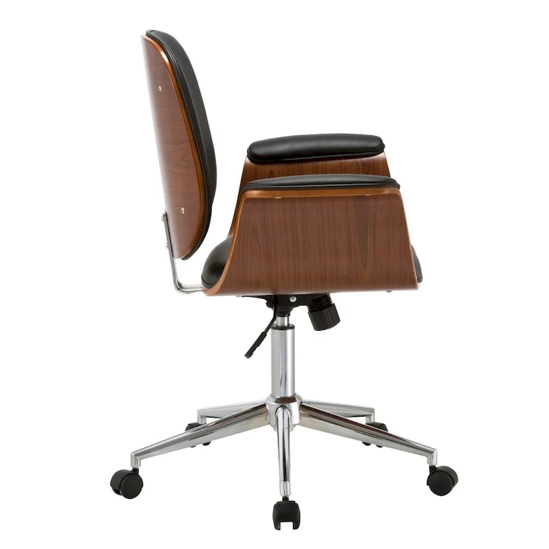 Carson Carrington Vejle Faux Leather Mid-Century Office Chair