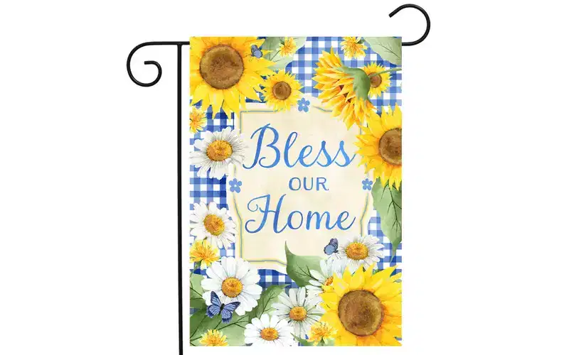 Briarwood Lane Spring Garden Flag 12x18 For Outdoor Bless This Home Floral For Spring Garden Flag Flags For Outside