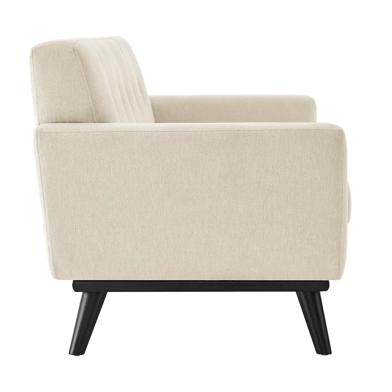Herringbone Fabric Loveseat - 2 Seater, Multiple Colors