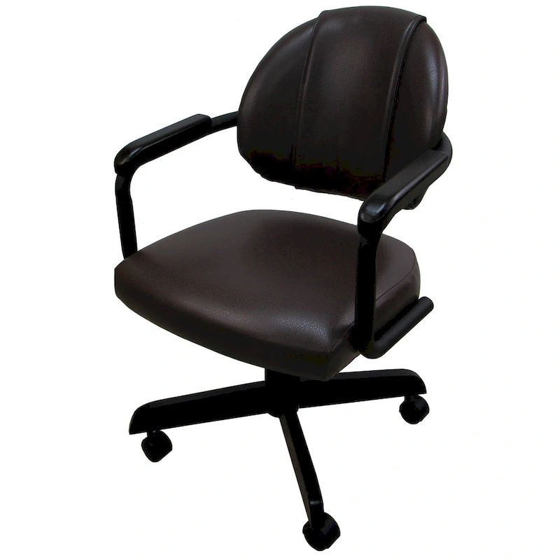 Swivel Tilt Kitchen Caster Chair with Wheels M-79 - 18 inch Seat