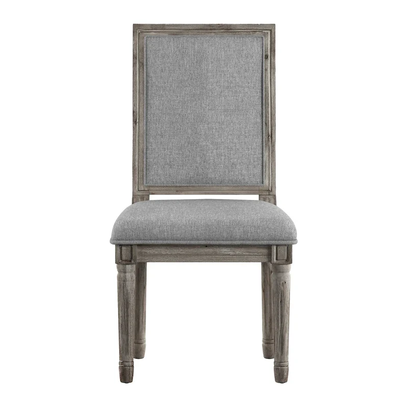 Rectangular Linen Dining Chairs