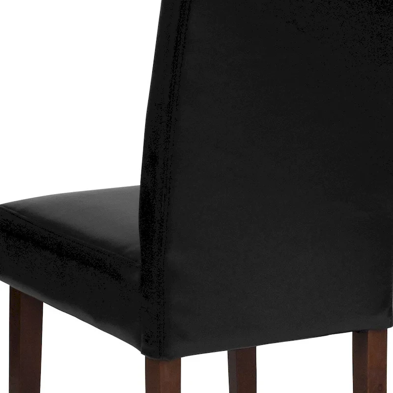 Tufted Parsons Chair with Side Panel Detail
