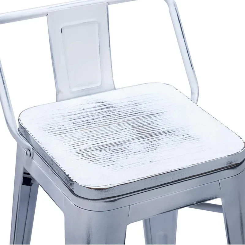 Bar Stools 24 Inches Metal bar stools with backs