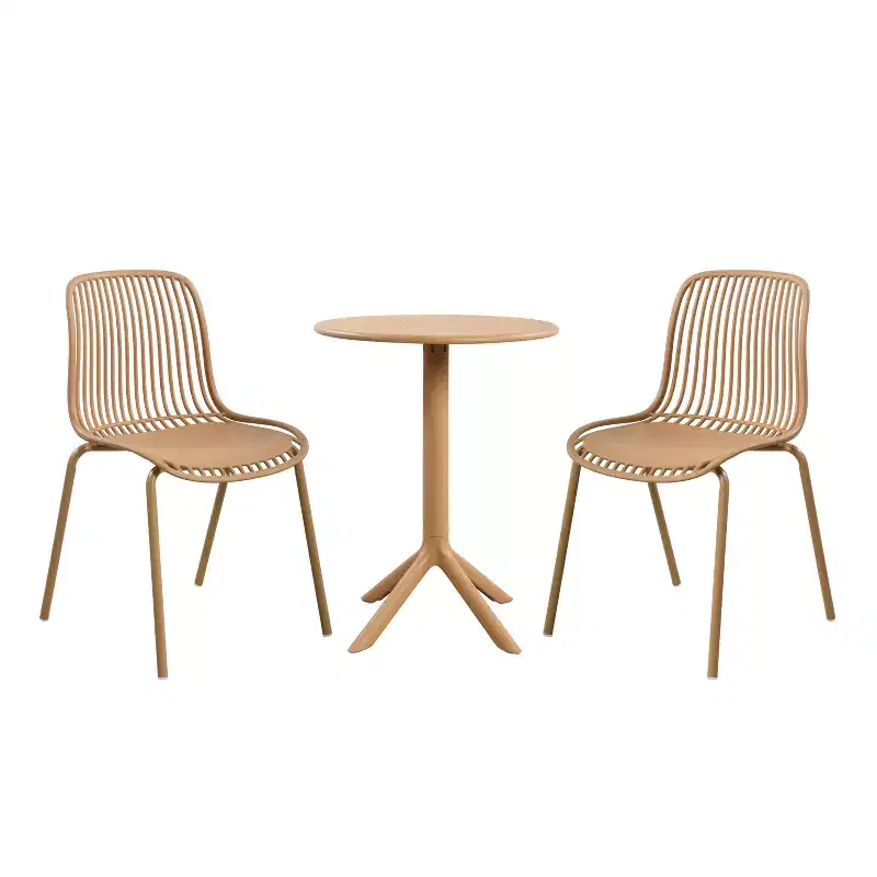 Christopher Knight Home Marisol Outdoor 3 Piece Iron and Plastic Bistro Set