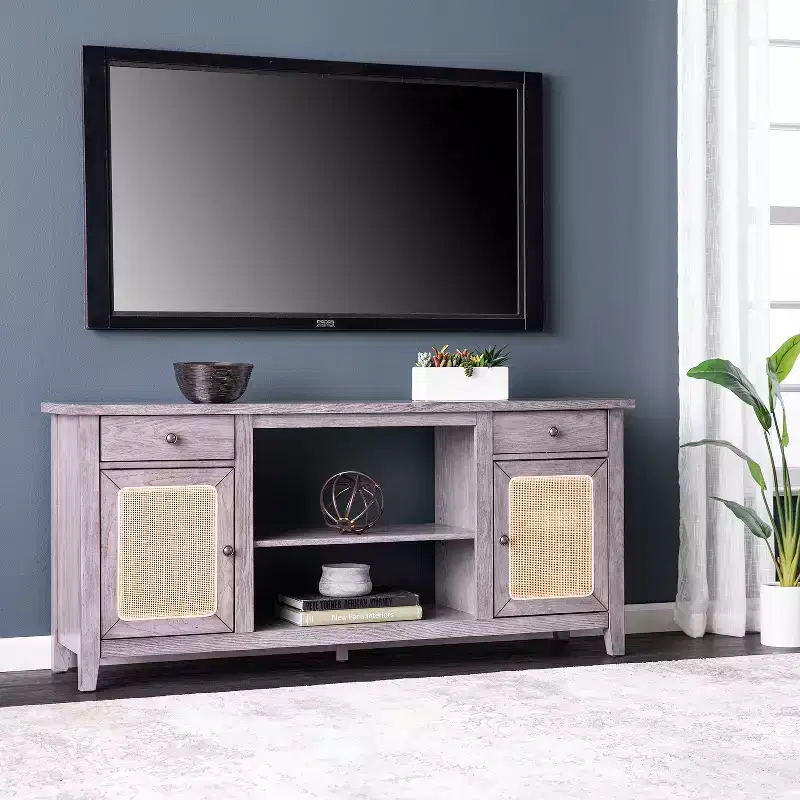 Edderton Media Console with Storage - Grey - SEI