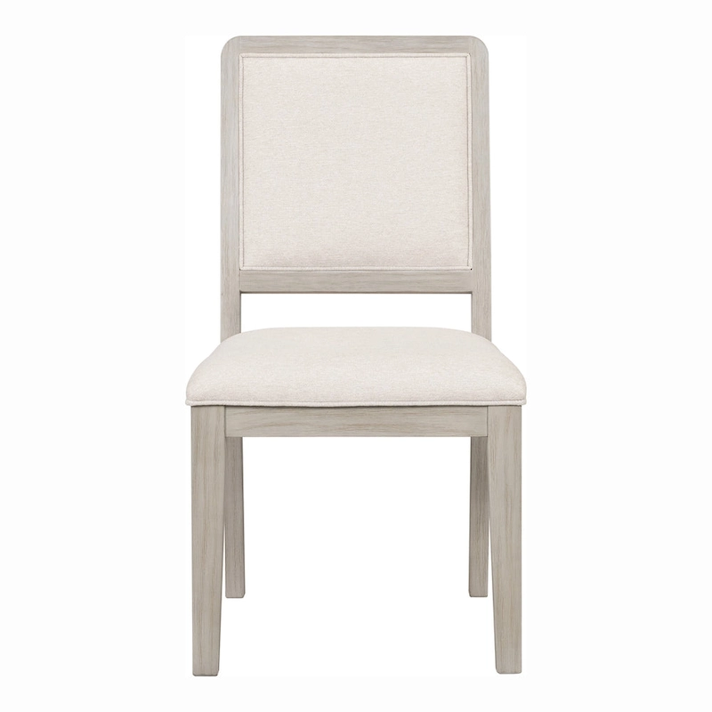 Furniture of America Billet Modern 7-Piece Natural Oak Wood Dining Set