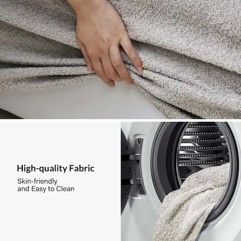 Gottfried 80 Slipcovered Sofa with Removable Cushions by HULALA HOME