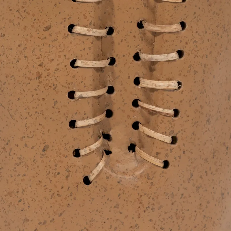 Sagebrook Home Neutral Textured Ceramic Artisan Vase