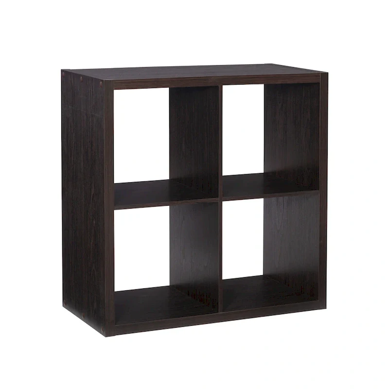 Four Cube Storage Cabinet - 30 - Espresso Brown