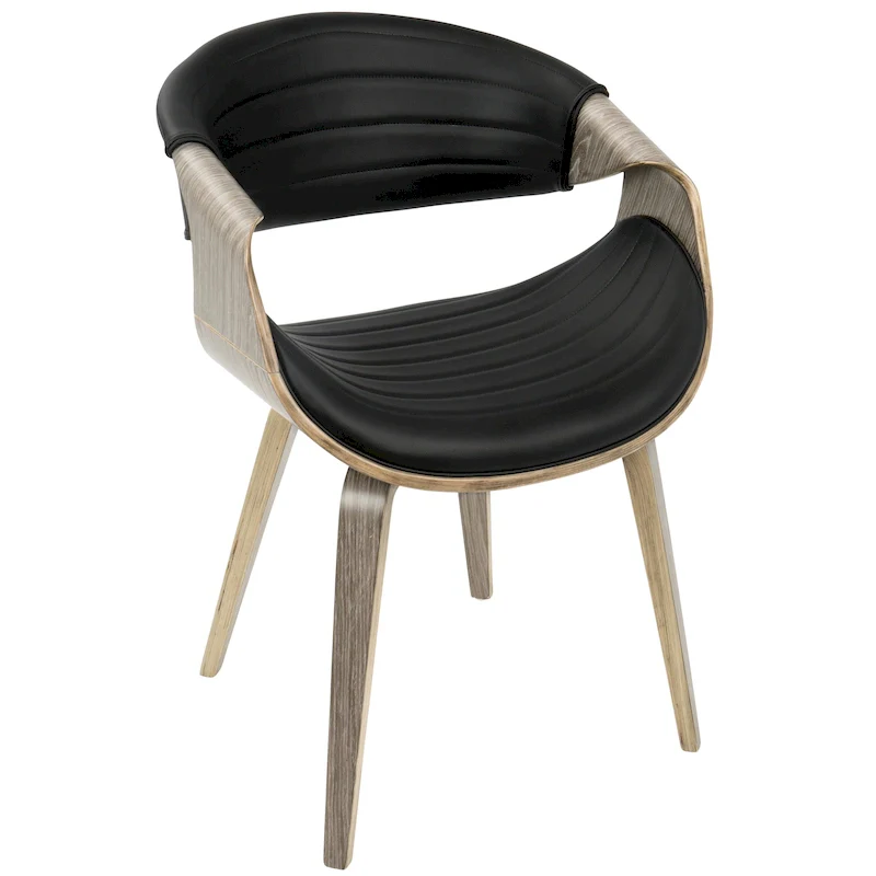 Carson Carrington Kanteborg Faux Leather/Wood Dining Chair
