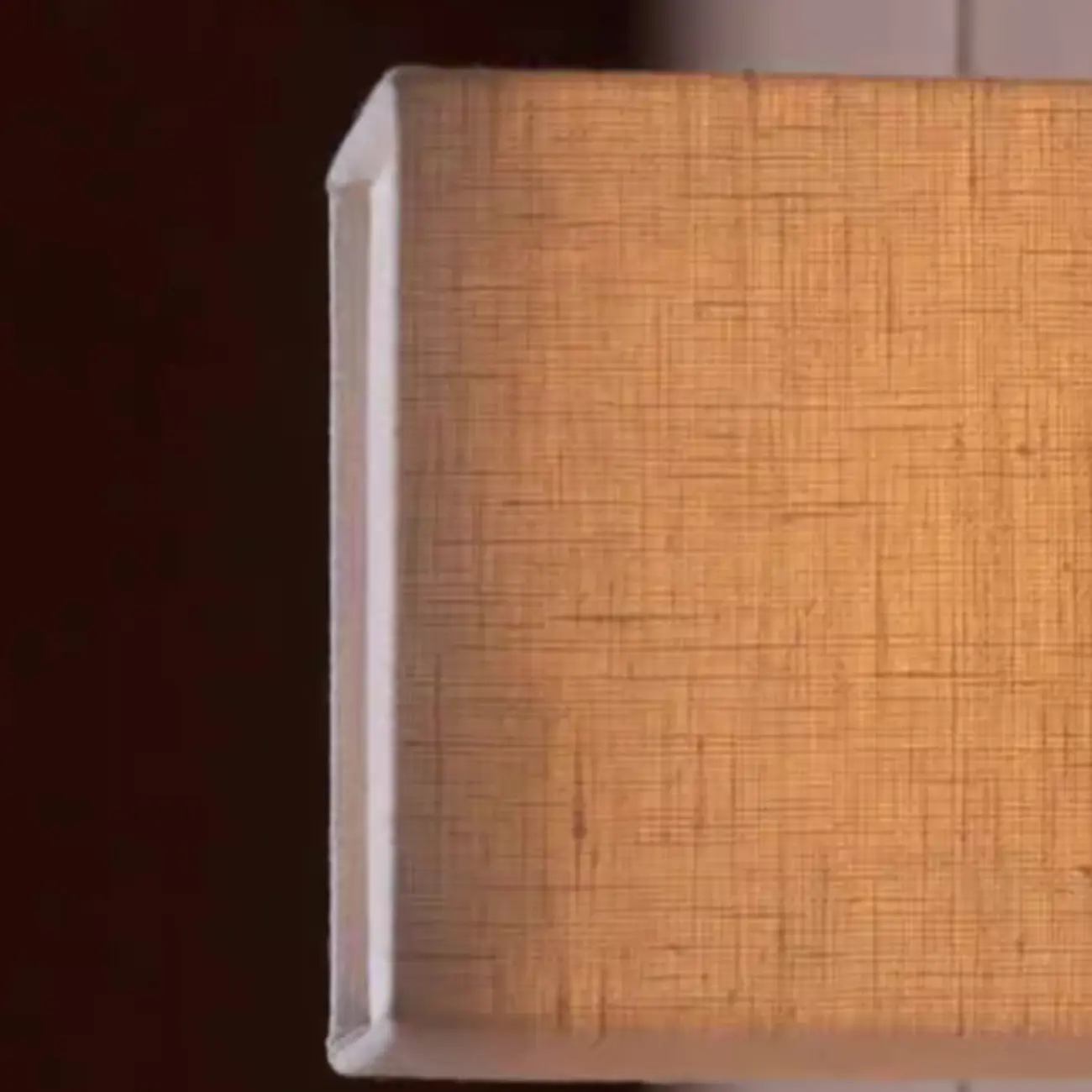 Ambient Cloth Shade Square Flush Mount Wall Sconce