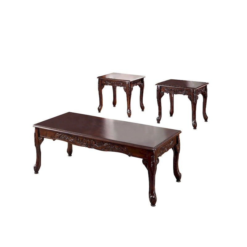 Cheshire Traditional 3 PIECE TABLE SET, Cherry Finish