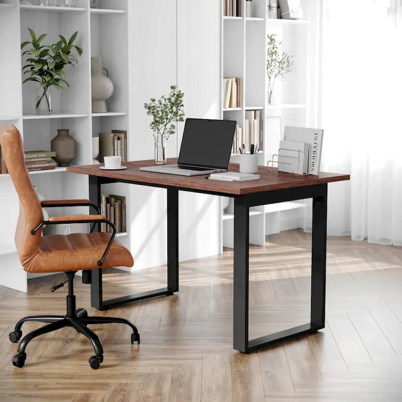 Conference Table with Laminate Top and U-Frame Steel Base