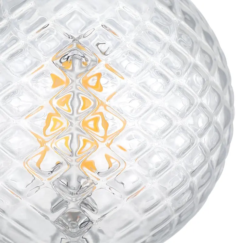 Westinghouse Lighting 5.5-Watt (40-Watt Equivalent) Clear Cut Glass G25 Dimmable Filament LED Light Bulb, Medium Base, 6 Pack