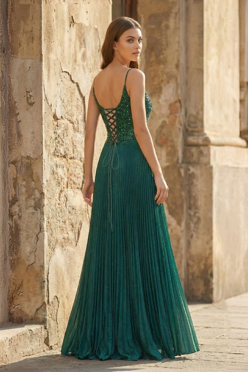 Rose Pink A-line Floor Length Glitter Jersey Prom Dress with Appliques and Sequins