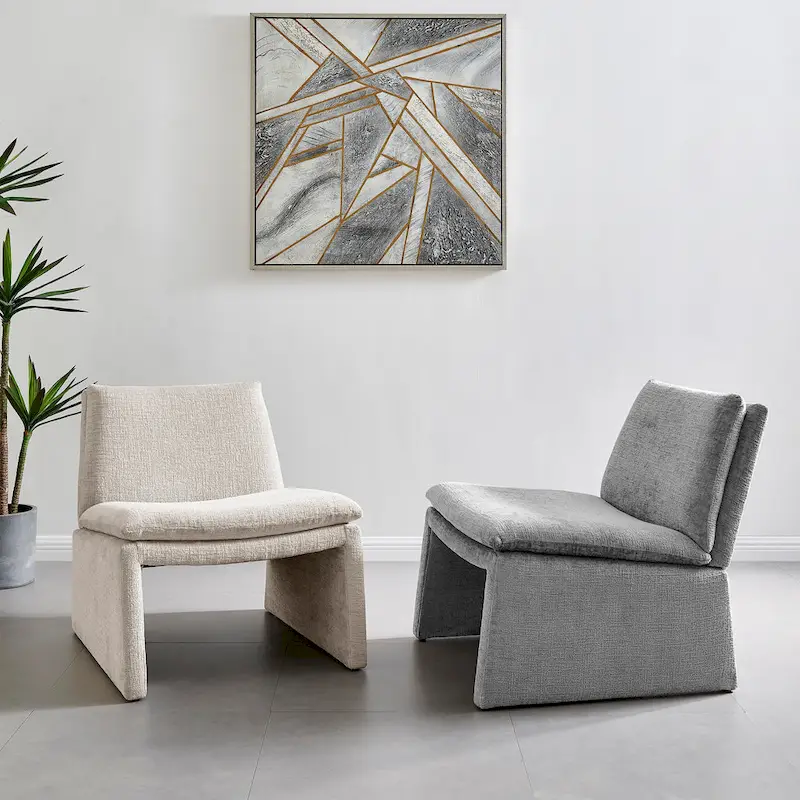 Chenille Accent Chair