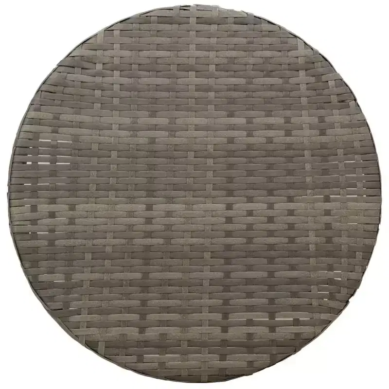 vidaXL Bistro Set with Cushions Poly Rattan