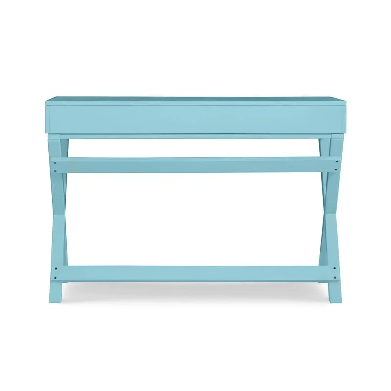 Poppy X-Frame Writing Desk with Drawers