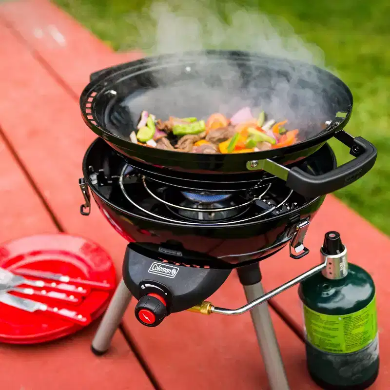 Coleman 4-in-1 Portable Propane Gas Camp Stove - Black