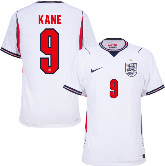 England Aero-Fit Match Home Kane 9 Jersey 2026-2027