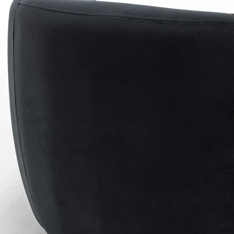 SEYNAR Modern Glam Velvet Upholstered 360 Degree Swivel Accent Armchair Set of 2