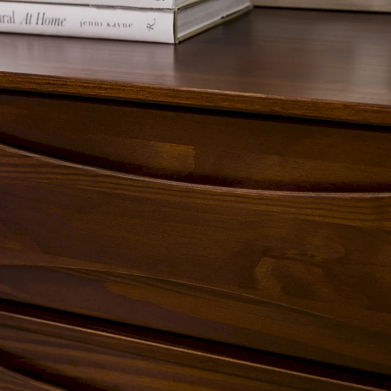 Middlebrook Designs Mid-Century 5-Drawer Solid Wood Dresser