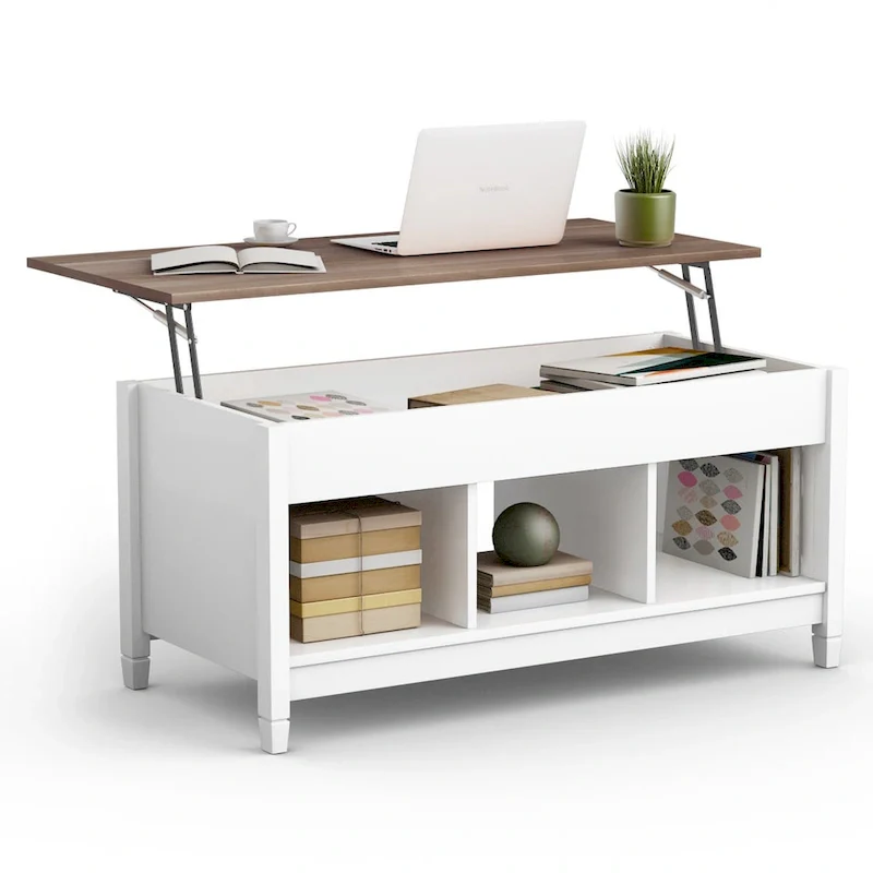 Lift Top Coffee Table w/ Hidden Compartment