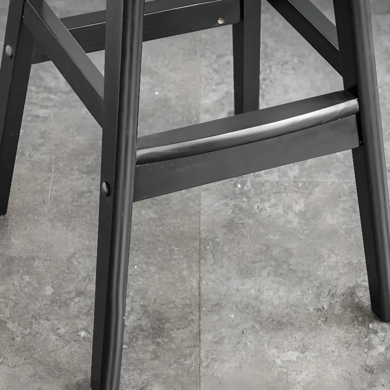 Modern Wood Upholstered Bar Stools with Back