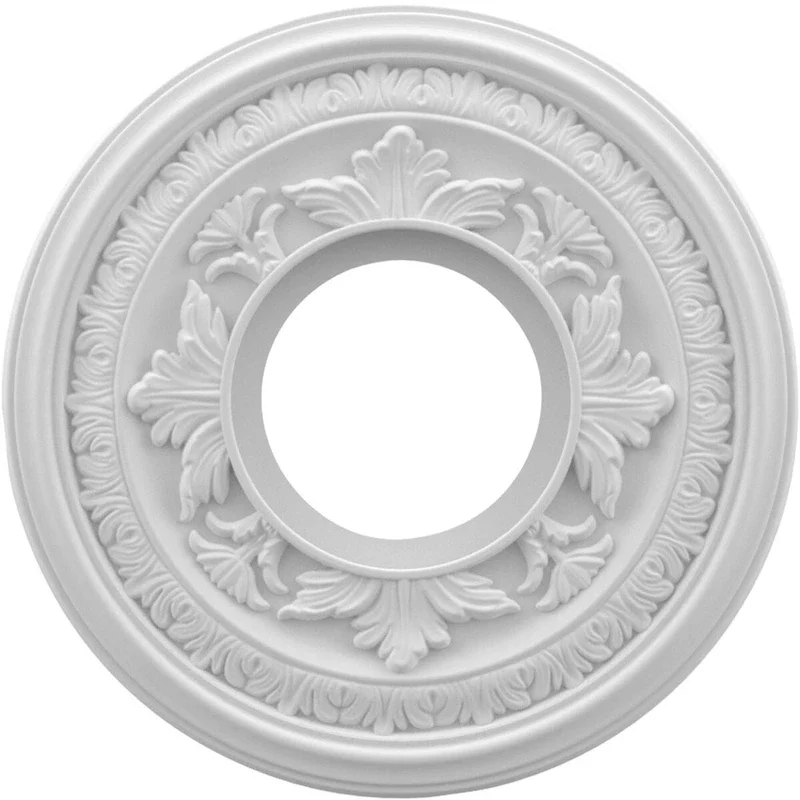 3 1/2  Inside Diameter - Baltimore Thermoformed PVC Ceiling Medallion