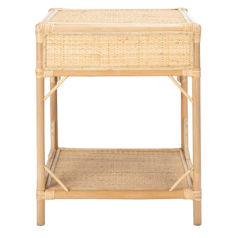 Coastal 1-Drawer 1-Shelf Nightstand
