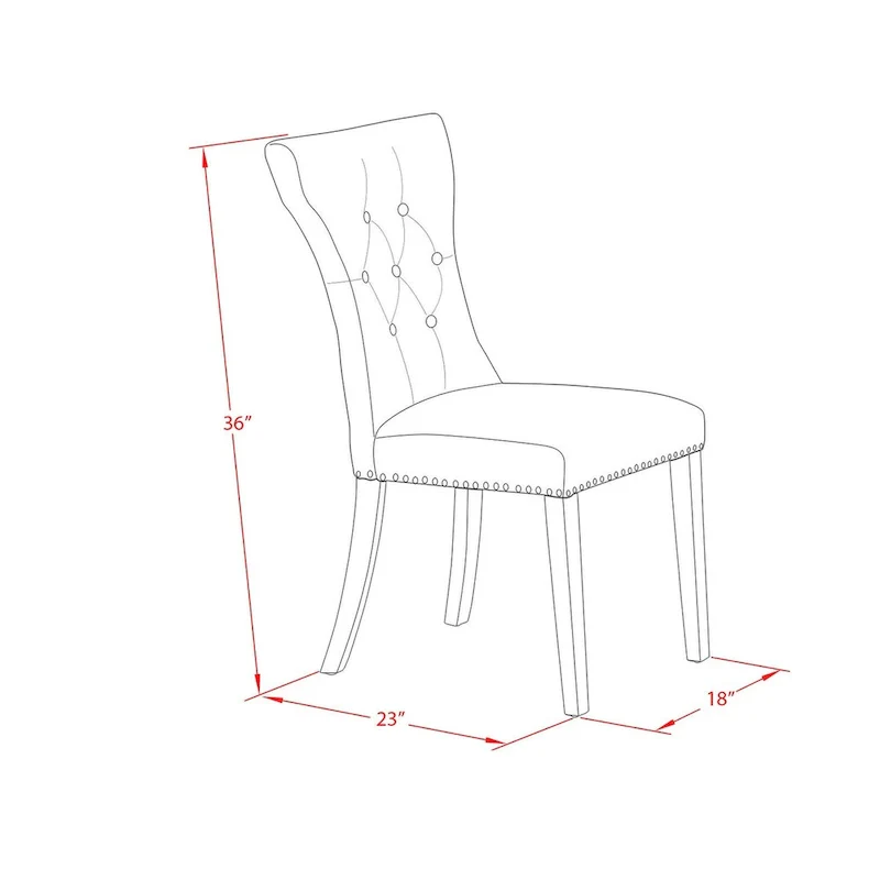 East West Furniture Dining Table Set- a Kitchen Table and Dahlia Linen Fabric Dining Chairs, Distressed Jacobean(Pieces Options)