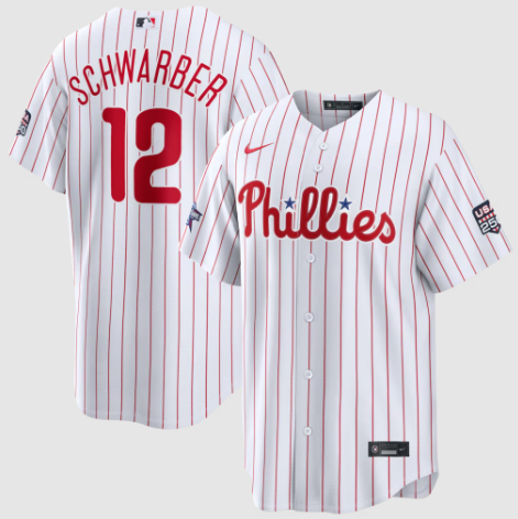 2026 All-Star Game Philadelphia Phillies Kyle Schwarber White Replica Jersey