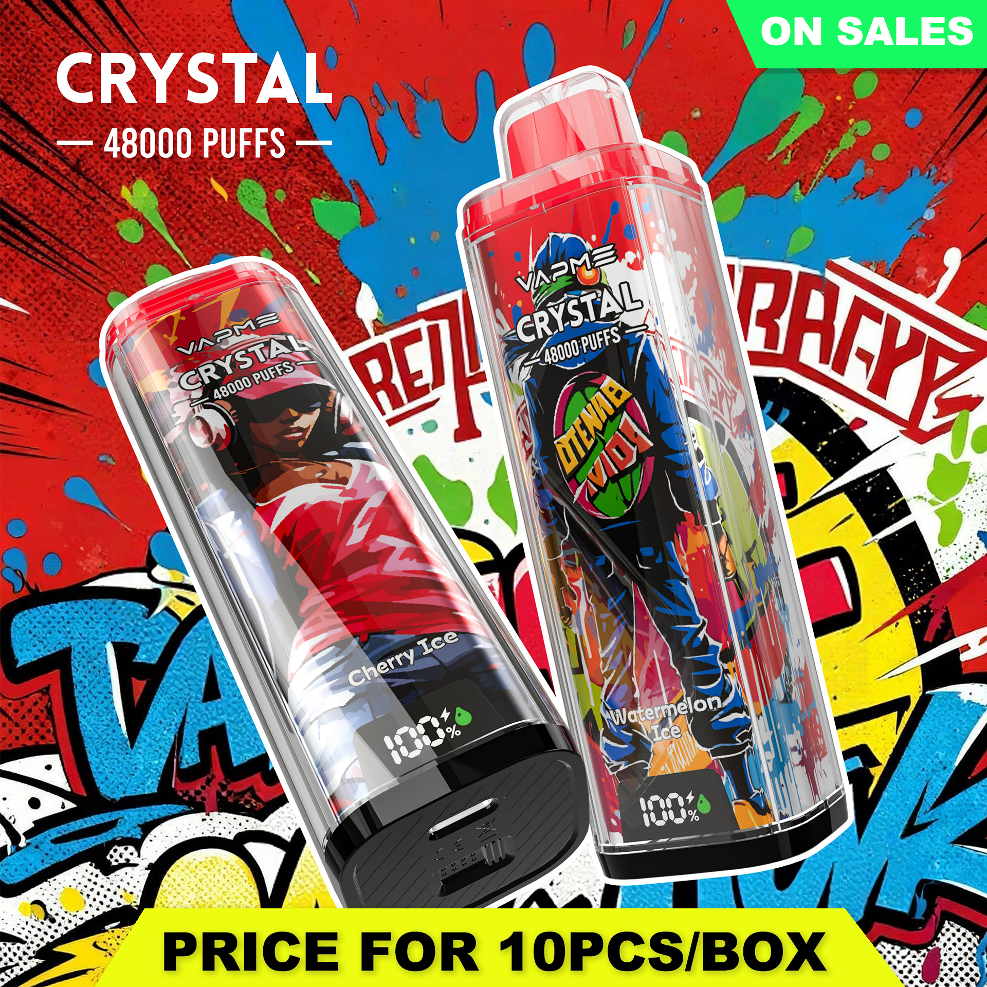 VAPME CRYSTAL 48000 - EU STOCK