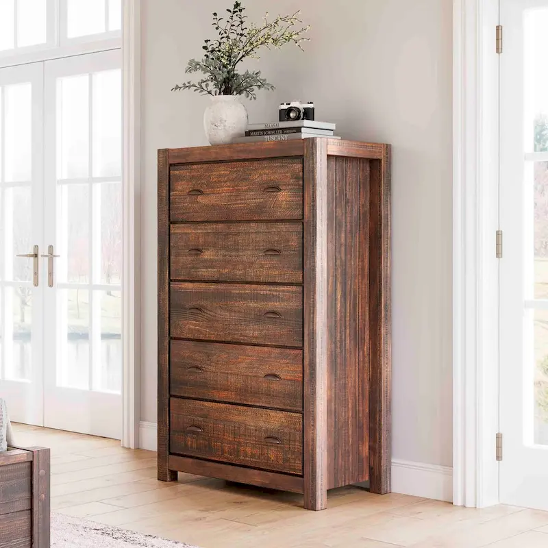 Montauk 5-drawer Solid Wood Chest