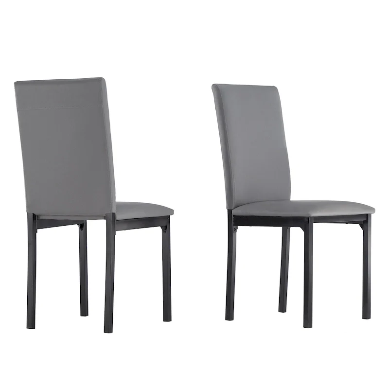 Darcy Espresso Metal Upholstered Dining Chair (Set of 2) by iNSPIRE Q Bold