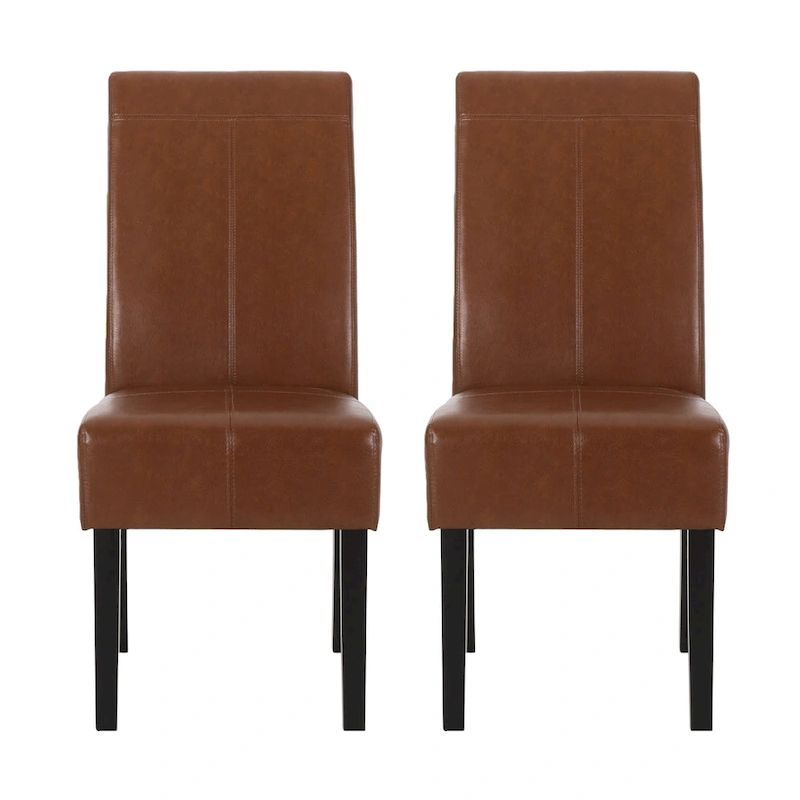 Pertica Upholstered T-Stitch Dining Chairs (Set of 2) by Christopher Knight Home