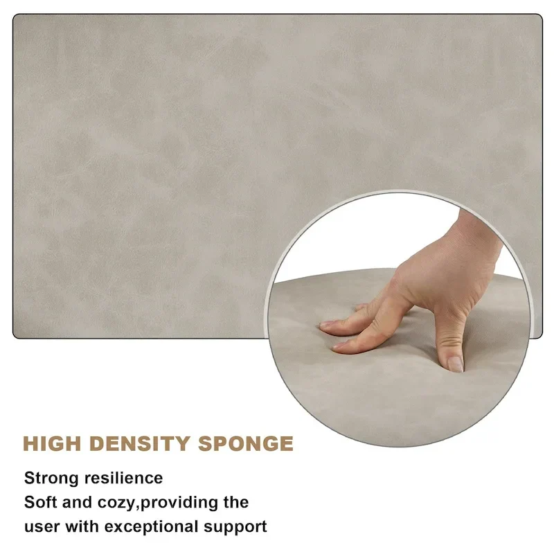 Hausfame Metal Counter Height Industrial Swivel Bar Stools