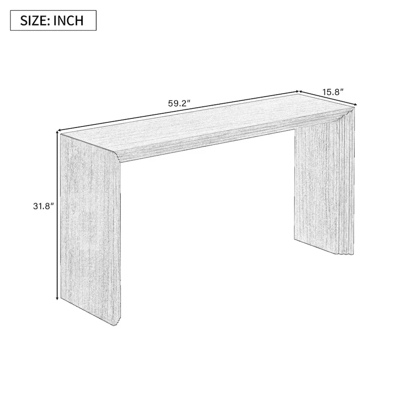 Modern Style Console Table