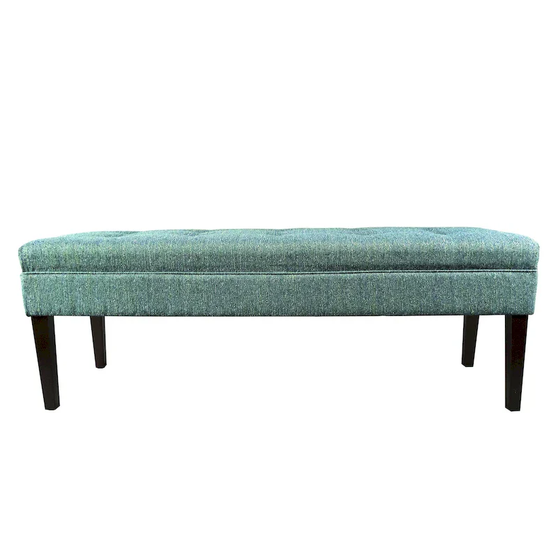 Button Tufted Upholstered Bench - 55 Long - Multiple Colors