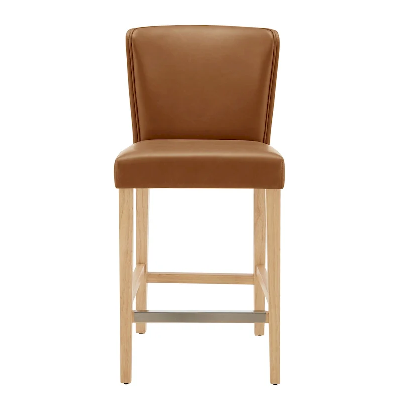 Albie KD Faux Leather Counter Stool
