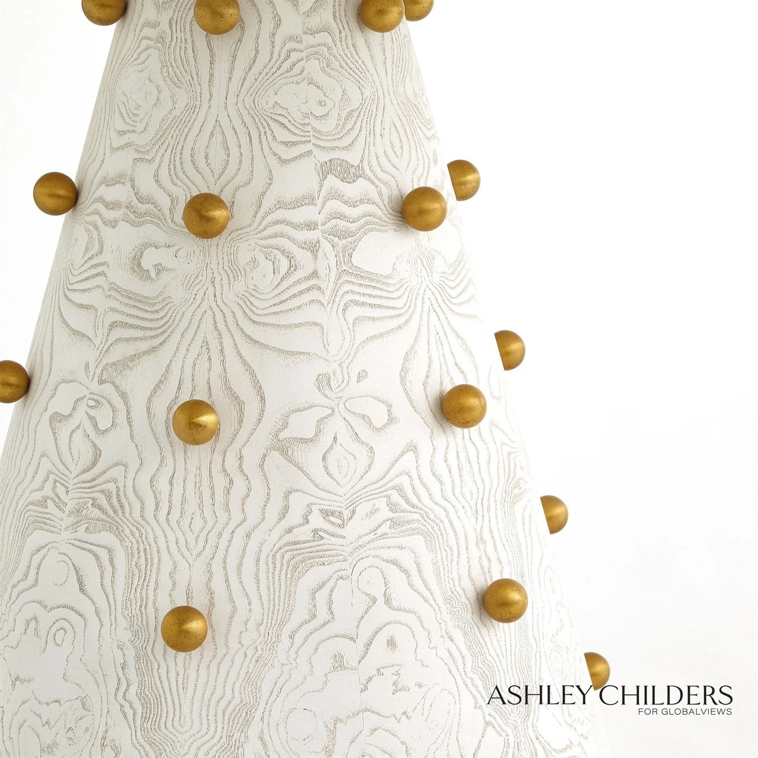 Spheres Center Table IN White Burl