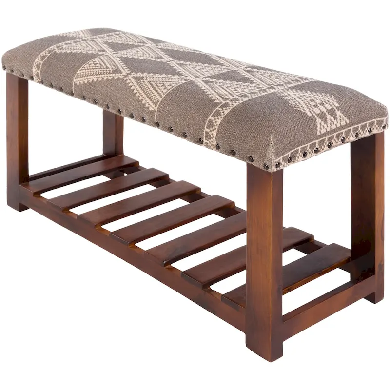 Heria Modern Bohemian Upholstered Bench