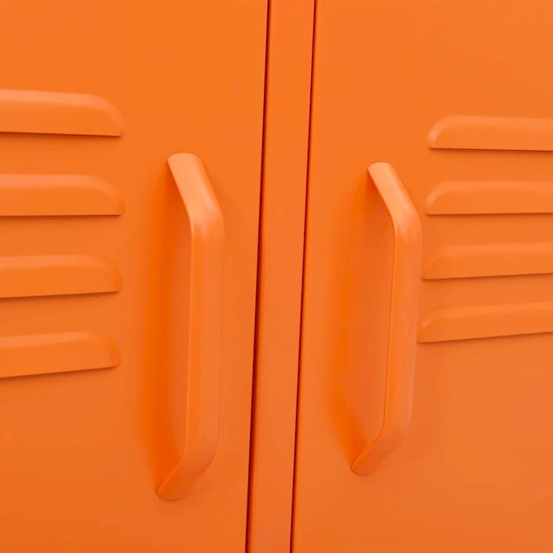 vidaXL TV Stand TV Unit Sideboard Home TV Console Media Unit Cupboard Steel - 41.3 x 13.8 x 19.7