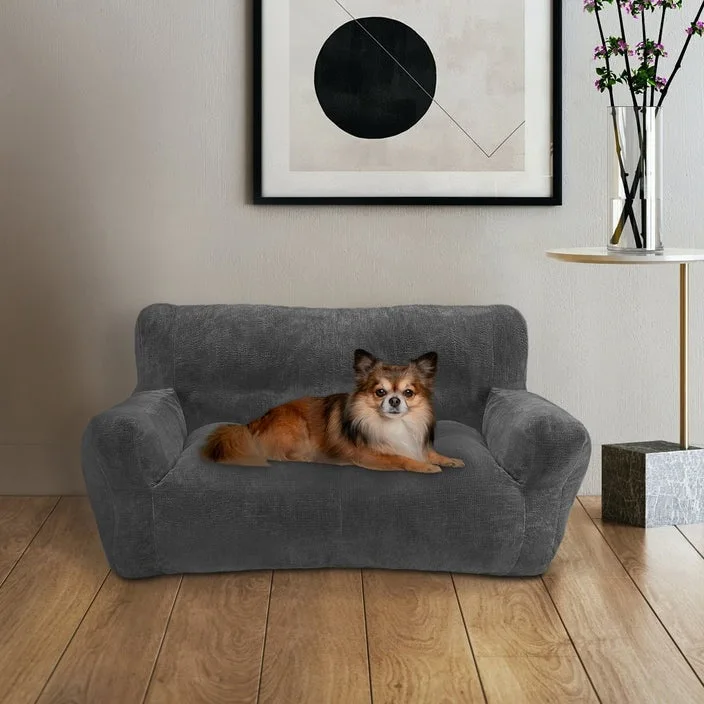 MCombo Pet Couch Sofa Bed Dog Bed for Small Medium Dogs, Fabric 0374