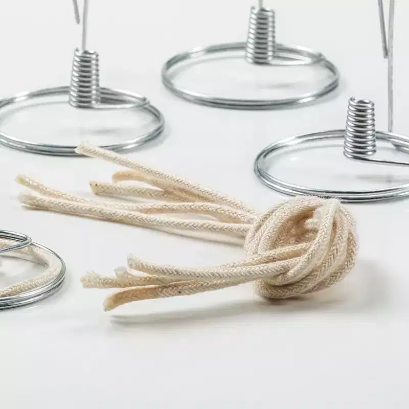 Merry Corliss 1/8 inch Round Braided Cotton Olive Oil Lamp Wicks Pack of 12