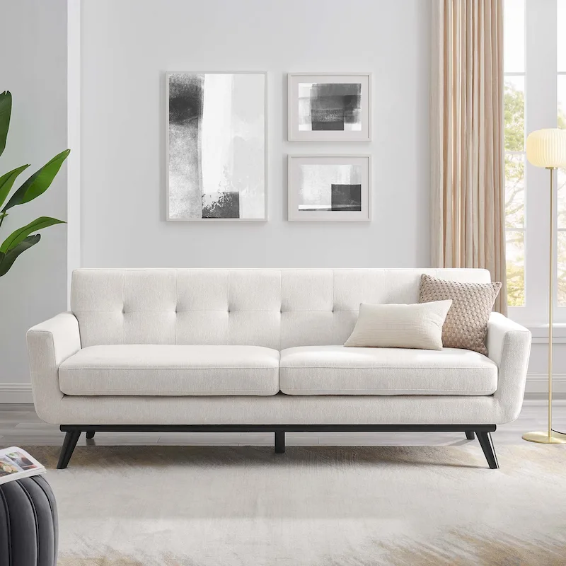 Herringbone Fabric Sofa