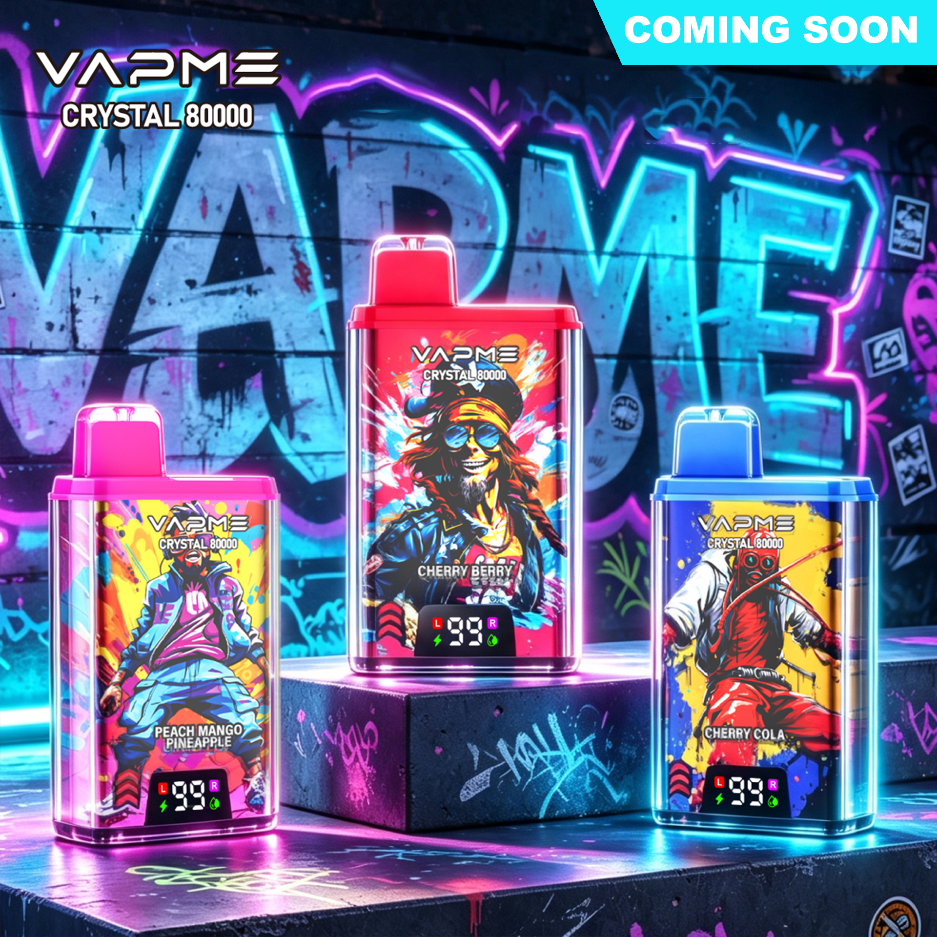 VAPME CRYSTAL 80000 - AMERICA STOCK