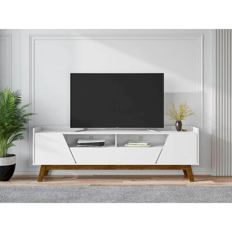 Manhattan Comfort Mid Century Marcus 70.86 In. TV Stand